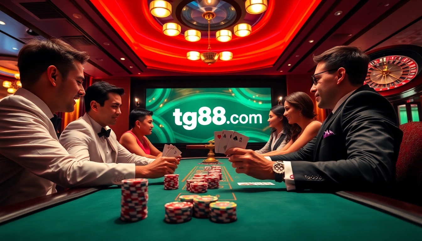 Experience the thrill of blackjack at tg88.com with vibrant colors and intense gameplay.